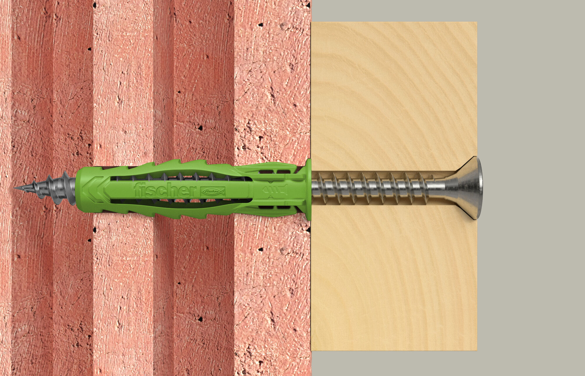 fischer Expansion plug SX Plus Green 8 x 40 S with stainless steel